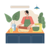 cooking passion illustration free download