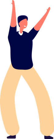 Girl Dancing Illustration