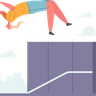 free doing extreme parkour illustrations