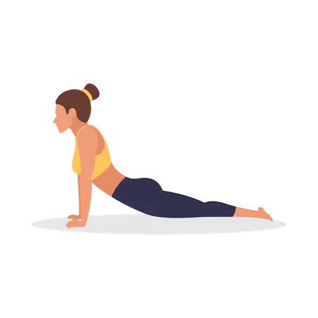 Yoga Flat Illustration In This Design You Can See How Technology Connect To Each Other Each File Comes With A Project In Which You Can Easily Change Colors And More Illustration