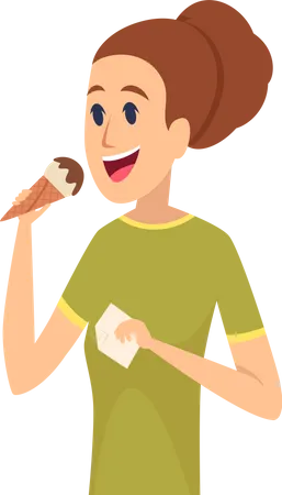 14 Girl Eating Chocolate Illustrations - Free in SVG, PNG, EPS - IconScout