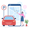 parking slot illustration free download