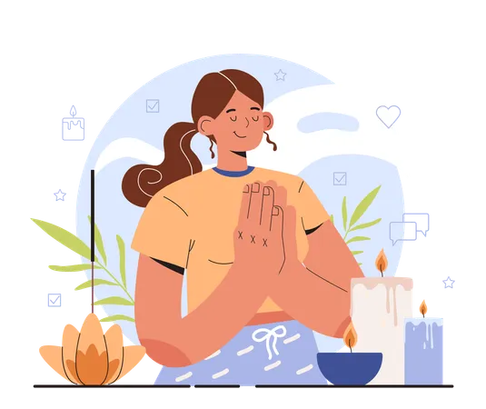 How To Manage Stress Instruction Concept Character Dealing With Anxiety With Relaxation Techniques Psychological Support Emotional Help Negative World News Pressure Flat Vector Illustration Illustration