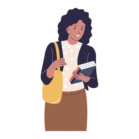 Vector Of Student College Illustration