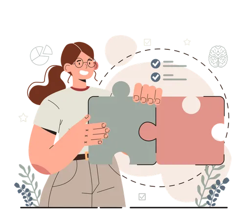 Hyperfocus Idea How To Become More Efficient Intense Form Of Mental Concentration Or Visualization That Focuses Consciousness On A Task Combination Of Tasks Flat Vector Illustration Illustration