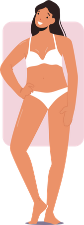 Girl in bikini  Illustration