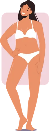 Girl in bikini  Illustration