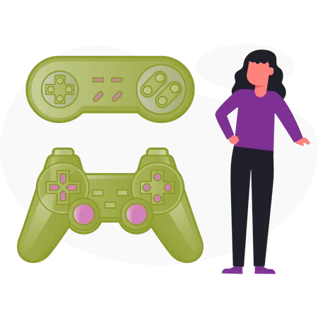 ゲームプログラマーを目指す女の子  イラスト