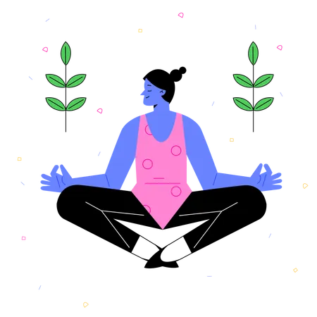 An Illustration Capturing Moments Of Relaxation And Tranquility Often Portraying Serene Scenery People Meditating Or Indulging In Leisure Activities Illustration