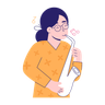 woman playing saxophone illustration svg