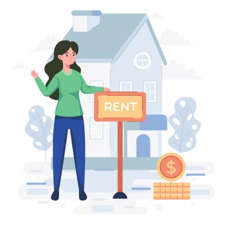 789 House Rent Illustrations - Free in SVG, PNG, EPS - IconScout