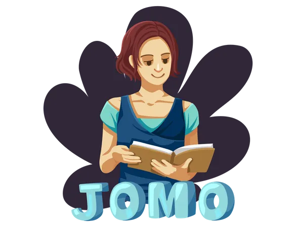 FOMO Or The Fear Of Missing Out Is A Phenomenon That Many People Experience On A Daily Basis Its Recently Been Discovered That JOMO Or The Joy Of Missing Out Is Becoming Far More Commonplace Illustration