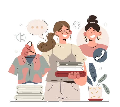 Hyperfocus Idea How To Become More Efficient Your Space Of Attention Can Contain Only Two Activities At Time You Can Combine Tasks That Involves Different Sense Organs Flat Vector Illustration Illustration