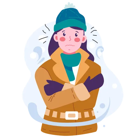 Winter Vector Character Illustration 일러스트레이션