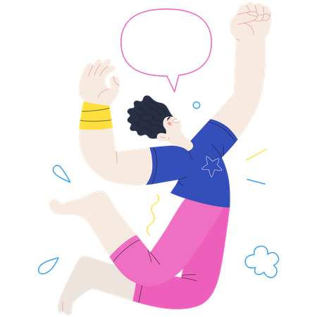 Girl Singing  Illustration