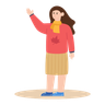 illustration for hand waving