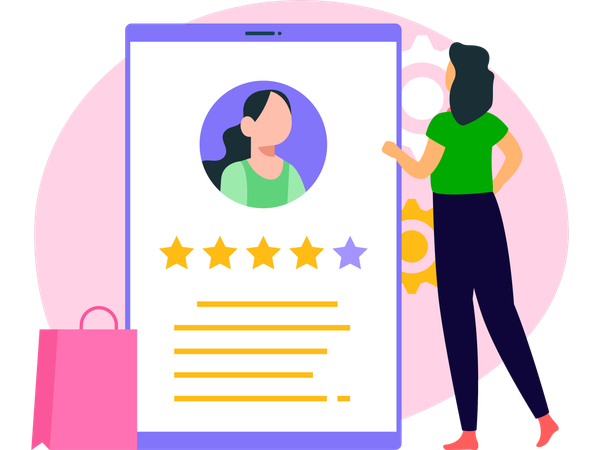 Girl with Great Communication  Illustration
