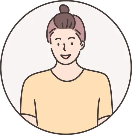 Girl with turban on head  Illustration