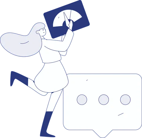 Girl working on php coding  Illustration