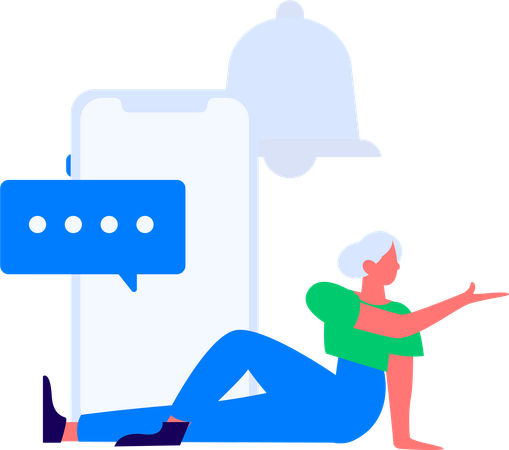 Girls working on brand marketing  Illustration