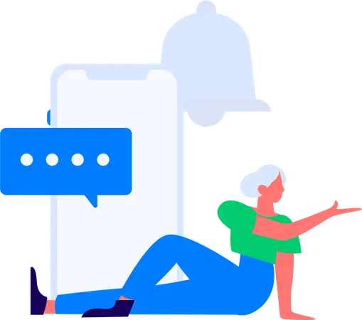 Girls working on brand marketing  Illustration
