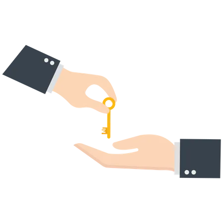 Giving business key  Illustration