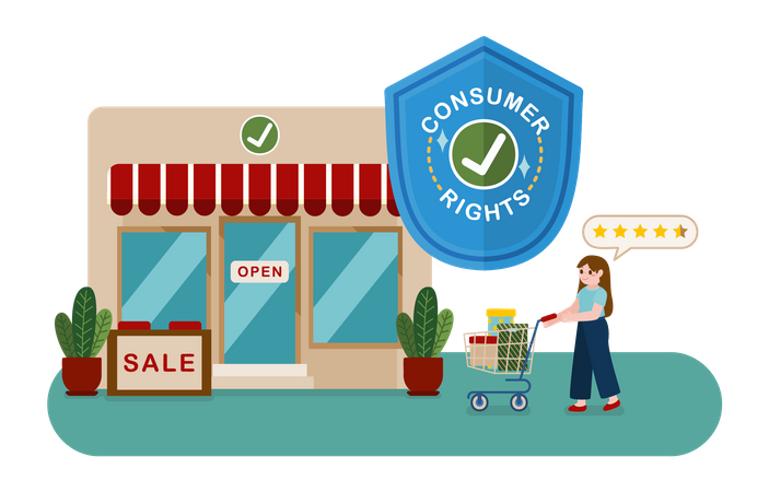 Giving rating is consumer right  Illustration