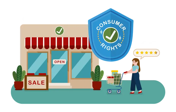 Giving rating is consumer right  Illustration