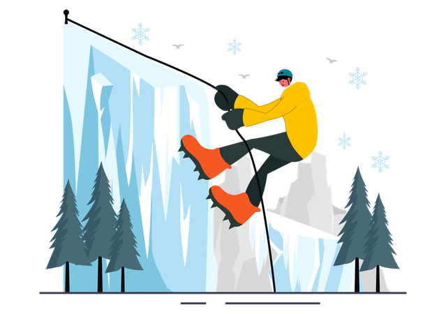 Glacier Climber  Illustration