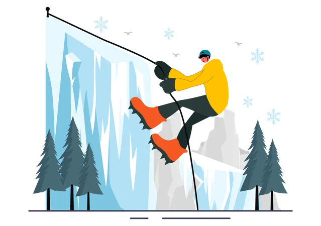 Glacier Climber  Illustration