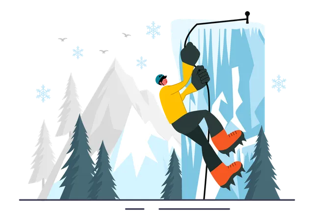 Glacier Climber  Illustration