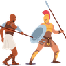 illustrations for gladiator