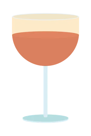 Glass Of Wine  Illustration