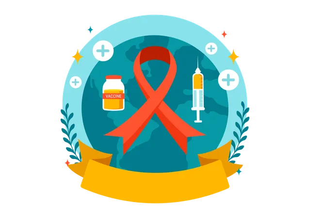 Global Aids Vaccine Day  Illustration