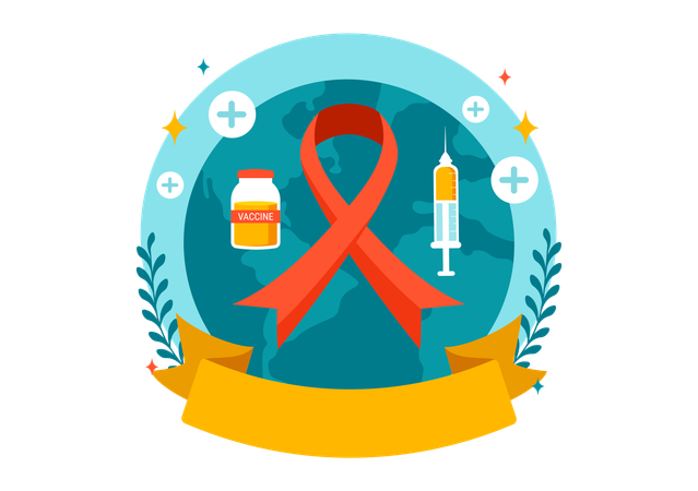 Global Aids Vaccine Day  Illustration