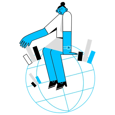 Global Business  Illustration