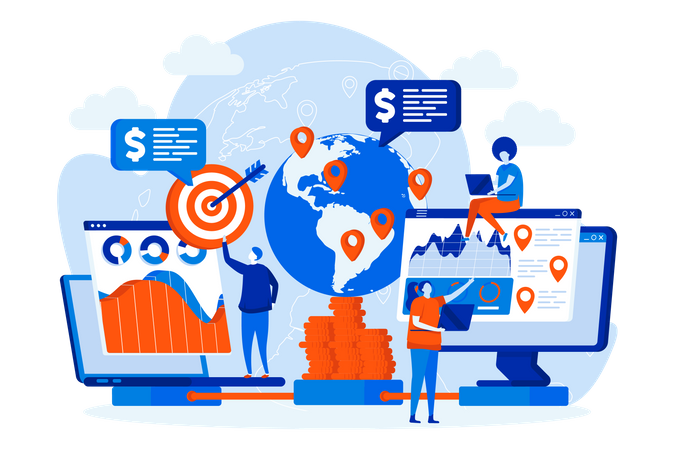 Global business  Illustration