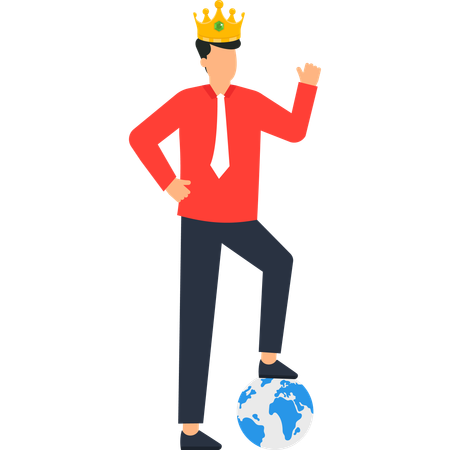Global Business Leader  Illustration