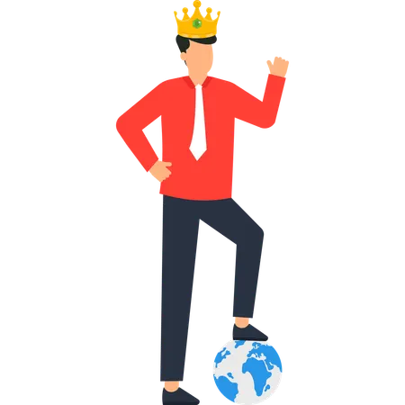 Global Business Leader  Illustration
