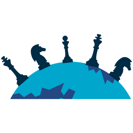 Global business strategy  Illustration