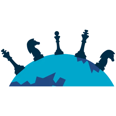Global business strategy  Illustration