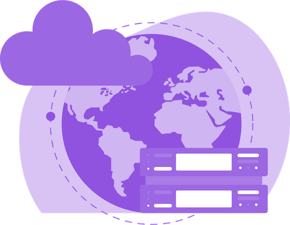 Global Connection server  Illustration