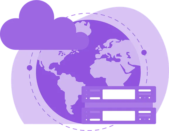 Global Connection server  Illustration