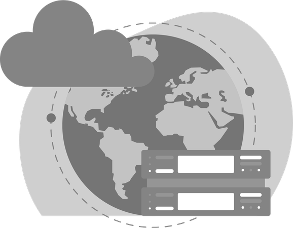 Global Connection server  Illustration