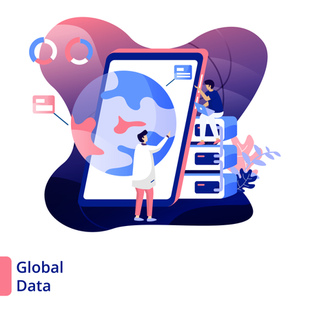 Global Data  Illustration