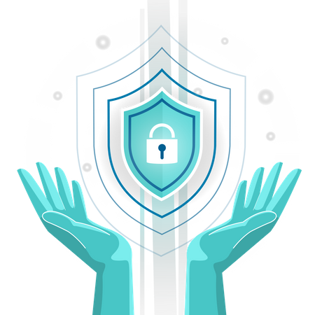 Global data protection  일러스트레이션