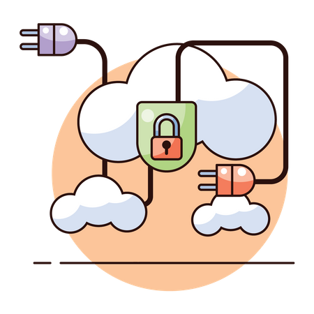 Global data security  Illustration