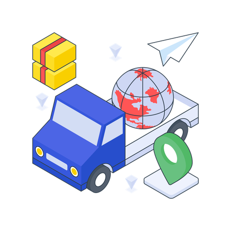 Global Delivery  Illustration