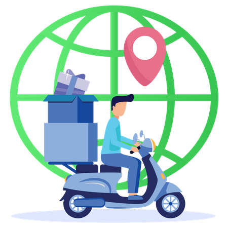 Global Delivery location  Illustration