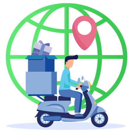 Global Delivery location  Illustration